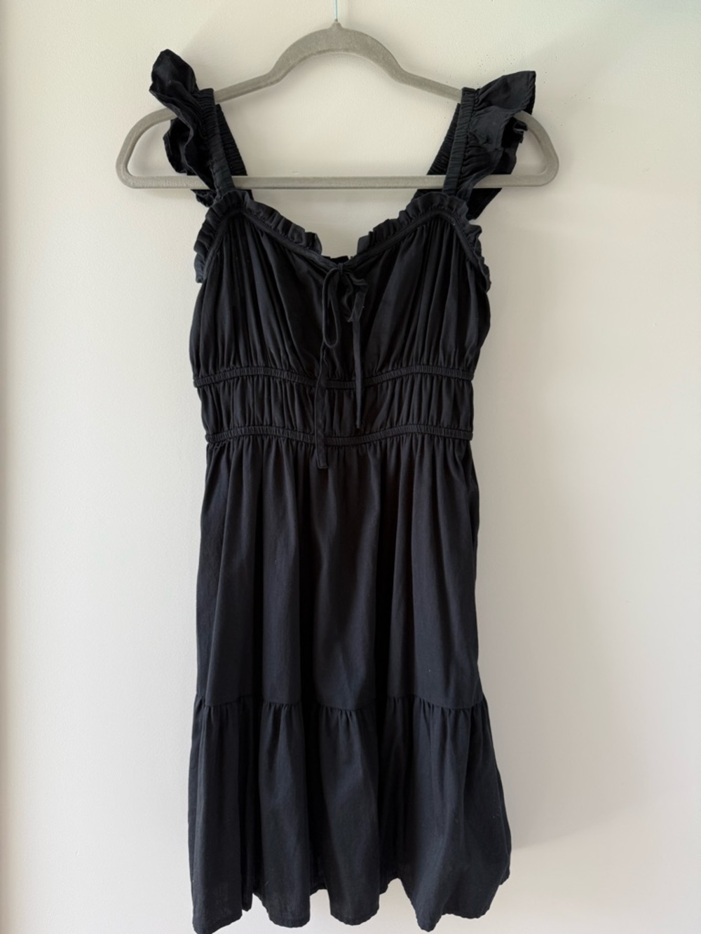 GAP Black Ruffled Sundress